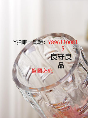 花瓶 特大號落地富貴竹花瓶擺件玻璃透明水養水培直筒家用客廳插花裝飾