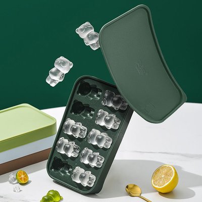 【台灣現貨】德國 plazotta 小熊矽膠製冰盒 (兩色可選) 製冰盒 造型製冰盒 矽膠製冰盒