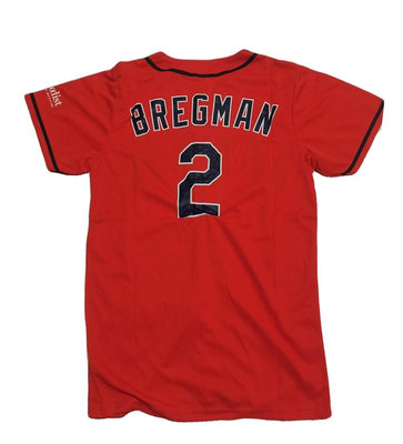 [現貨]美式球隊棒球衫 Bregmam球衣#2休士頓太空人Houston Astros大聯盟短袖jersey生日交換禮物