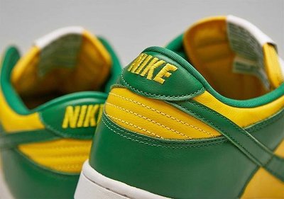 S.G NIKE DUNK LOW SP 巴西Brazil 黃綠BUCK 配色滑板鞋CU1727-700