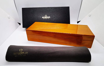 ETERNA 綺年華原廠鋼琴烤漆手錶盒 收納盒附外盒 拭錶絨布