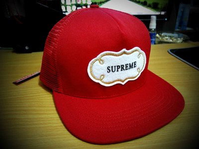 Supreme Crown Supply 5-Panel Cap 網帽 卡車帽 棒球帽 紅 STAR BOX LOGO