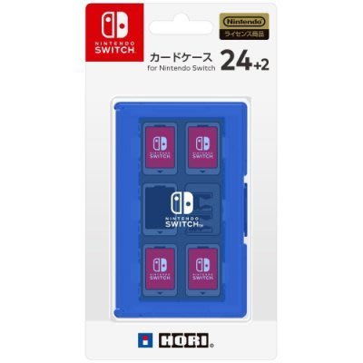 Switch用 NS HORI 日本 24+2 卡帶盒 24入卡帶盒 藍色 NSW-026【板橋魔力】