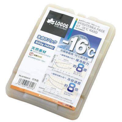大營家購物網~日本品牌81660612 LOGOS 日式超凍煤 GT-16℃日式超凍煤 0.6kg 冰磚/冷磚