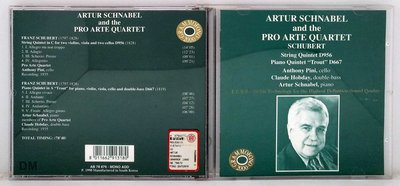 CD唱片 Schnabel, Pro Arte Quartet - Schubert D.956, D.667
