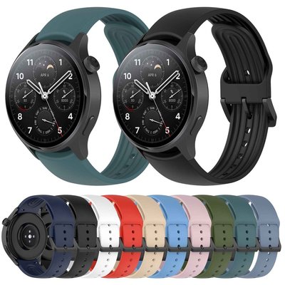 適用於小米手錶 S1 Pro / S1 Active / MI 手錶全球錶帶 Smartwatch 手鍊運動腕帶的 22