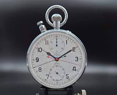 LEMANIA NERO 雙秒追針 計時 古董懷錶