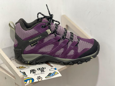 MERRELL ALVERSTONE MID GORE-TEX 登山鞋 防水 女 健行 紫 中筒