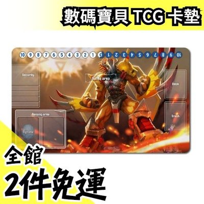 【戰鬥暴龍獸】日版原裝 Digimon 數碼寶貝 TCG 卡墊 60×35 cm 戰鬥暴龍獸 奧米加獸【水貨碼頭】
