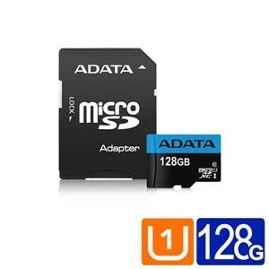 【S03 筑蒂資訊】威剛 ADATA Premier microSDXC UHS-I U1 128G記憶卡 附轉卡 藍卡