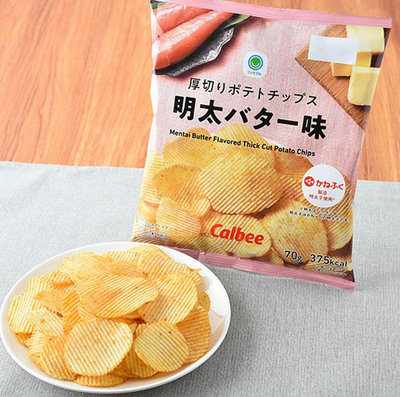 Mei 本舖☼預購 日本 Calbee 明太子奶油 厚切 洋芋片 5包