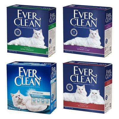 【寵愛家】-公司貨-EverClean藍鑽貓砂 25磅/盒