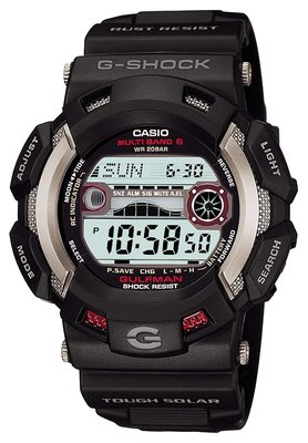 日本正版 CASIO 卡西歐 G-Shock GW-9110-1JF 男錶 手錶 電波錶 太陽能充電 日本代購