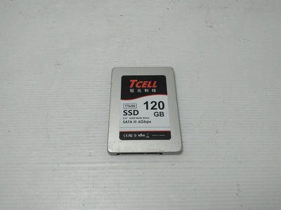 313 [大鋼牙二手3C]固態硬碟 TCELL TT650 120G SSD (一元起標)