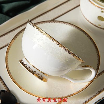 【熱賣精選】咖啡杯 杯子 水杯 茶杯 陶瓷杯輕奢英式下午茶茶具北歐風格水果茶壺套裝家用歐式陶瓷花茶杯子