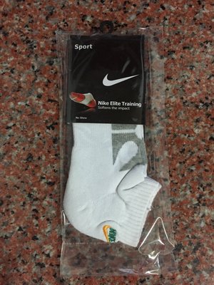 Nike襪子 /【圖騰款】【秋冬季厚款短襪】【白底灰標】【現貨】