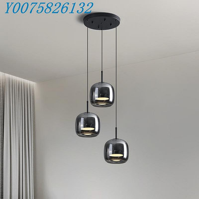 餐廳吊燈現代簡約北歐餐桌燈具極簡三頭吧臺飯廳吊線燈