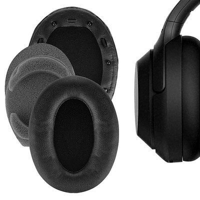 適用Sony索尼WH 1000XM3頭戴式耳機套配件替換耳罩海綿墊蛋白皮