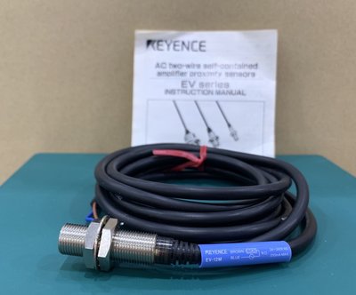 【全新 / 現貨】Keyence 基恩斯 EV-12M  雙電線的獨立式放大器近接感測器