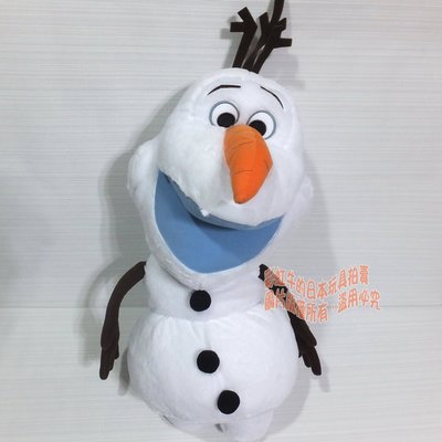 日本景品 2019 迪士尼 雪寶娃娃 尺寸60cm  冰雪奇緣 娃娃 Frozen Olaf 只有一支 日本帶回