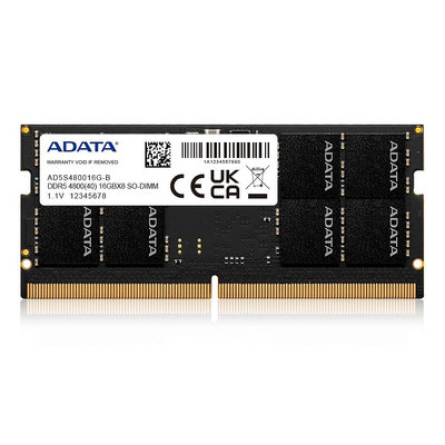 ADATA 威剛 DDR5 4800 16GB 筆記型記憶體 AD5S480016G