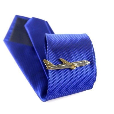 【熱賣精選】個性造型創意金色合金男士商務領帶夾正裝新郎結婚領夾新潮禮盒裝