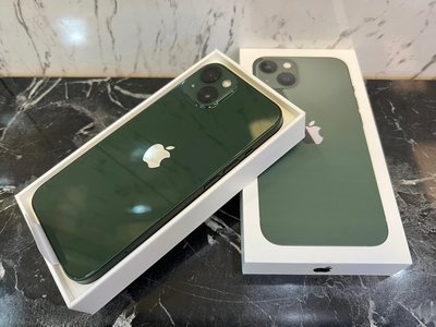 💜西門iPhone二手機專賣店💜🍎 iPhone 13 128G綠色 🍎💟🔋電池100%還有蘋果原廠保固