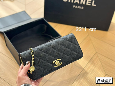 【二手包包】牛皮Chanel新品牛皮質地時裝休閑 不挑衣服尺寸2211cmNO195932