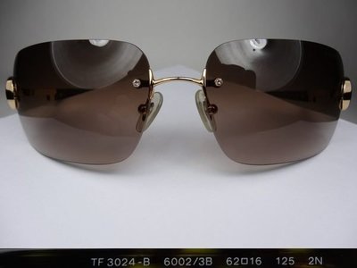 信義計劃 眼鏡 TIFFANY & Co. TF 3024-B 義大利製 太陽眼鏡 鏤空水鑽 方框 sunglasses