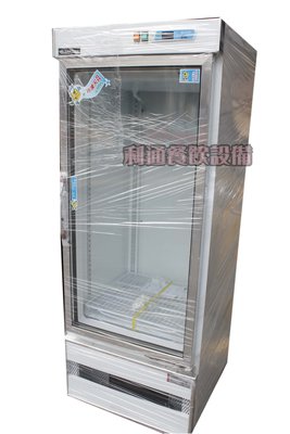 《利通餐飲設備》1門玻璃冰箱 400L 台灣製 單門冰箱 一門冰箱 水果冰箱 冷藏櫃~