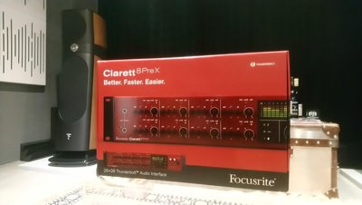 [ 沐耳 ] 英國精品 Focusrite Clarett 8 PreX：共計 26輸入及28 輸出的 Thunderbolt 2 錄音介面