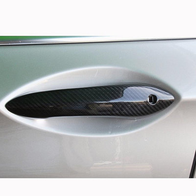|全台可安裝|【乾碳】BMW寶馬碳纖維升級F10 5 6 7系升級 乾式碳纖維門外拉手揪 門把手