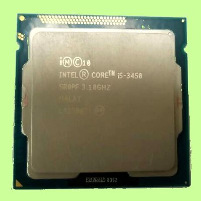 5Cgo【權宇】散裝 Intel正式版CPU i5-3450 3.1GHz 6MB 22nm LGA 1155腳位 含稅