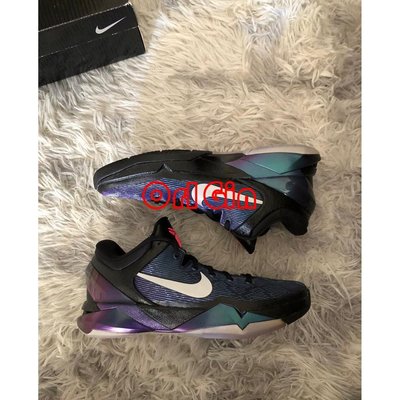 Nike Kobe 7 lnvisidility Cloak 黑紫/綠松藍 籃球鞋 ZK7 科比7 488371-104
