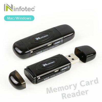 【3C團購網】infotec U30 雙卡槽 USB3.0記憶卡讀卡機 USB3.0讀卡機 最大支援到2TB