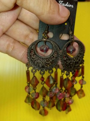 耳環，民俗風，印度異國風耳環，