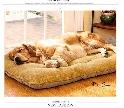 大款羊羔絨麂皮絨 狗床 可拆洗 中大型犬專用 睡墊  雙面可用  貓床 /寵物窩/貓窩/狗窩/貓【HH16】