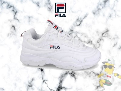【H-Sneaker】全新 FILA X FOLDER RAY SMU 白色 厚底 增高  女鞋 FS1SIA1160X