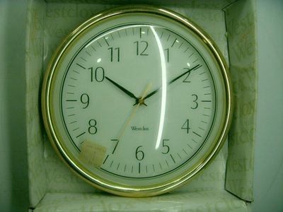 【Timezone Shop】12"優雅品味系列 金色氣質 時鐘/掛鐘/clock/壁鐘