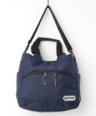【Mr.Japan】日本限定 outdoor 手提 肩背 側背包 媽媽包 素色 大容量 包 包包 藍 預購款