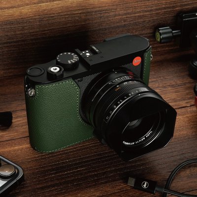 【Martin Duke 】Leica Q3 頂級牛皮相機底座 相機皮套 快拆電池