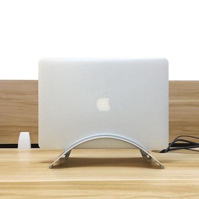 macbook pro電腦收納架筆電支架電腦支架豎立式鋁合金mac air金屬底座－極巧