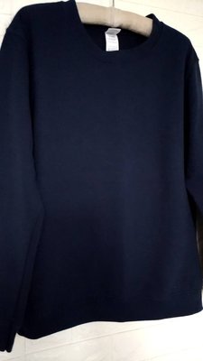 Gildan 保暖棉質長袖寬鬆T恤 棉質刷毛內裡長袖運動休閒 T恤M號(1-2)