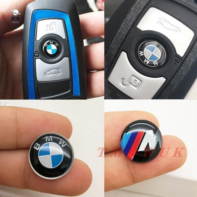 （）BMW 寶馬 汽車鑰匙標誌貼紙 M運動汽車鑰匙標貼 水晶鋁合金材質標誌貼紙 bmw f22 bmw x4