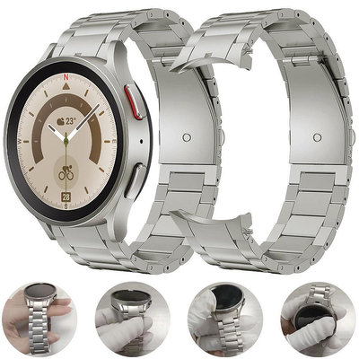 SAMSUNG 適用於三星 Galaxy Watch 6 5 Pro 錶帶 45mm 40mm 44mm 手錶 6 4