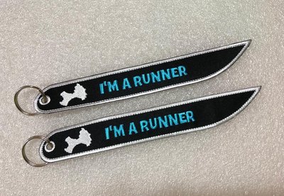 ※我是跑者※後背包行李配件鑰匙圈 Kinmen 金門圖+ I am a runner (非客製) X4pcs