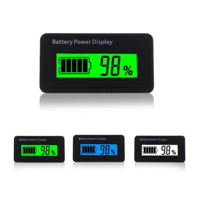 12V 24V 48V 電池容量監視器通用 LCD 電池電壓表顯示-新款221015