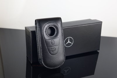 【DIY PLAZA】賓士 M-Benz W223 原廠 真皮 鑰匙 皮套 黑色 標準版 S350 S450 S500