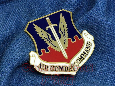 眾信優品 美國空軍USAF空戰司令部 Air Combat CommandACC 金屬徽章胸章HW1226