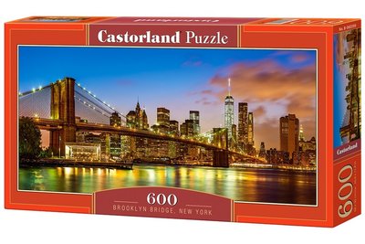 060399 600片歐洲進口拼圖 CAS 風景 美國 夜景 布魯克林大橋